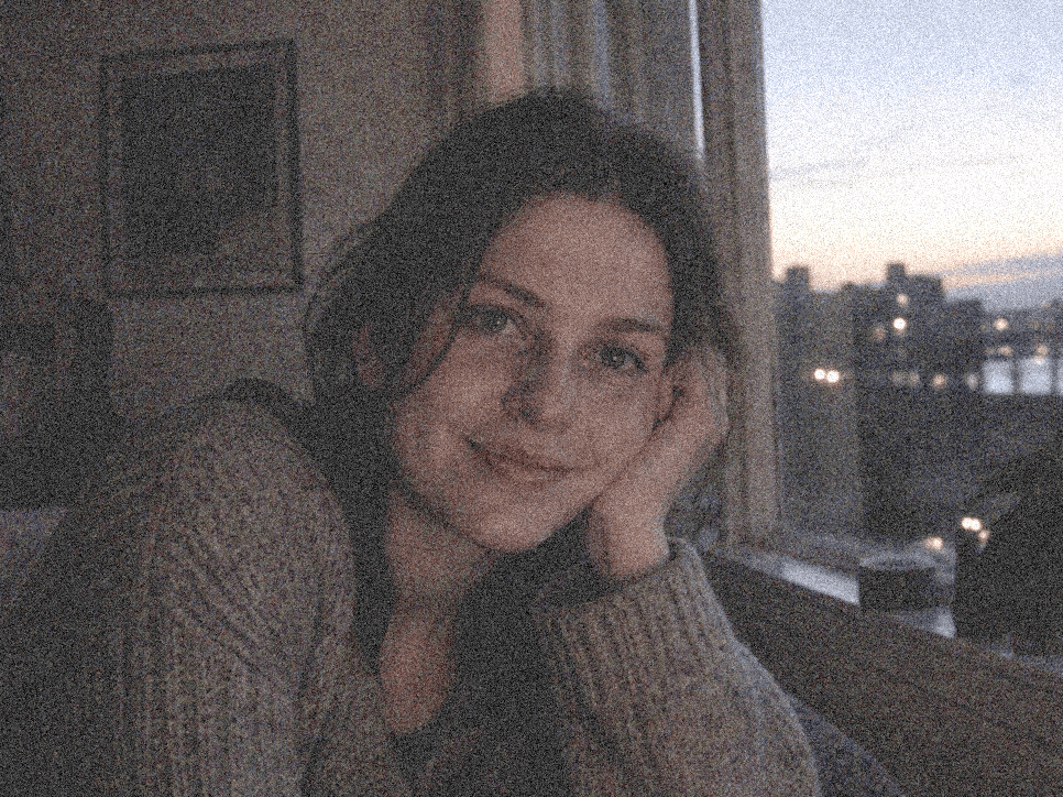 Reduce grain in low-light photo before