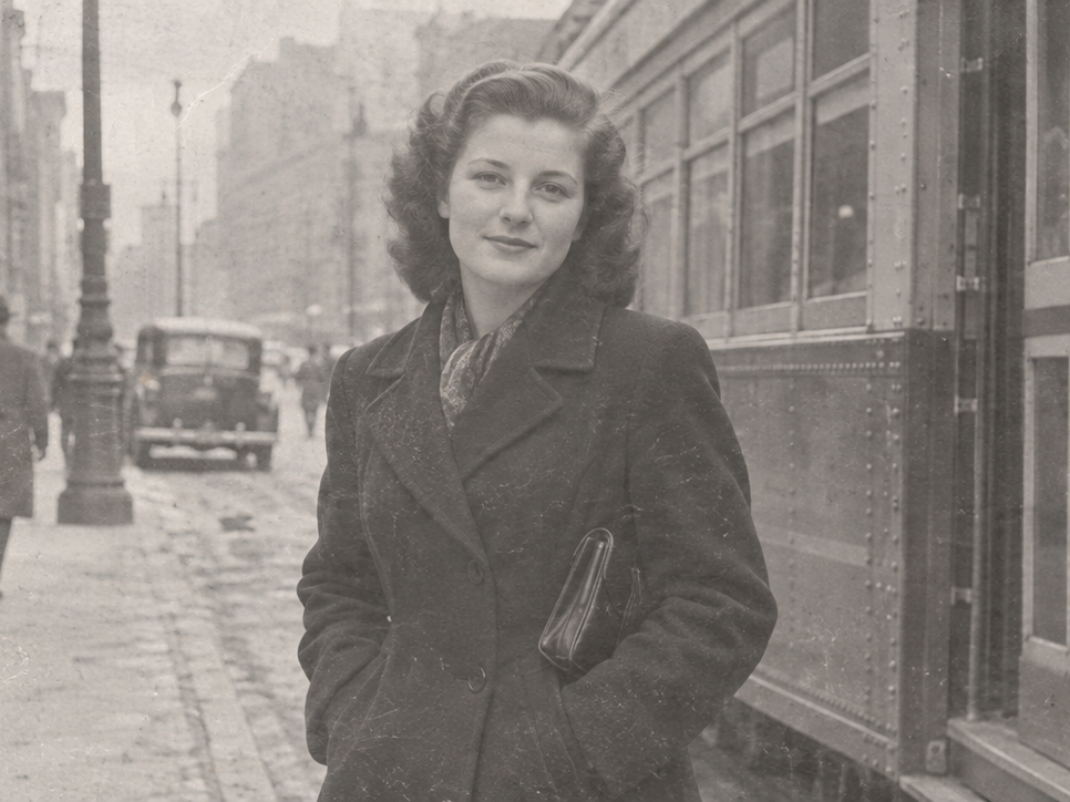 Colorize a black-and-white photo before